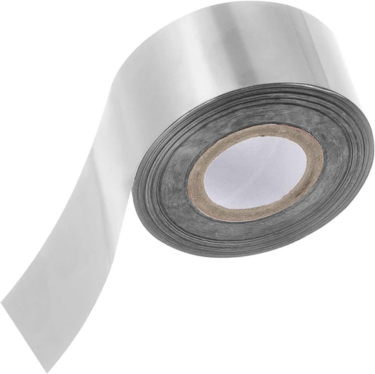 PATIKIL 1.2"x400Ft Hot Stamping Foil Paper,Heat Transfer Hot Stamping Paper Foil Roll for Leather DIY Logo Decor Craft Gift Card Package Scrapbook,Silver