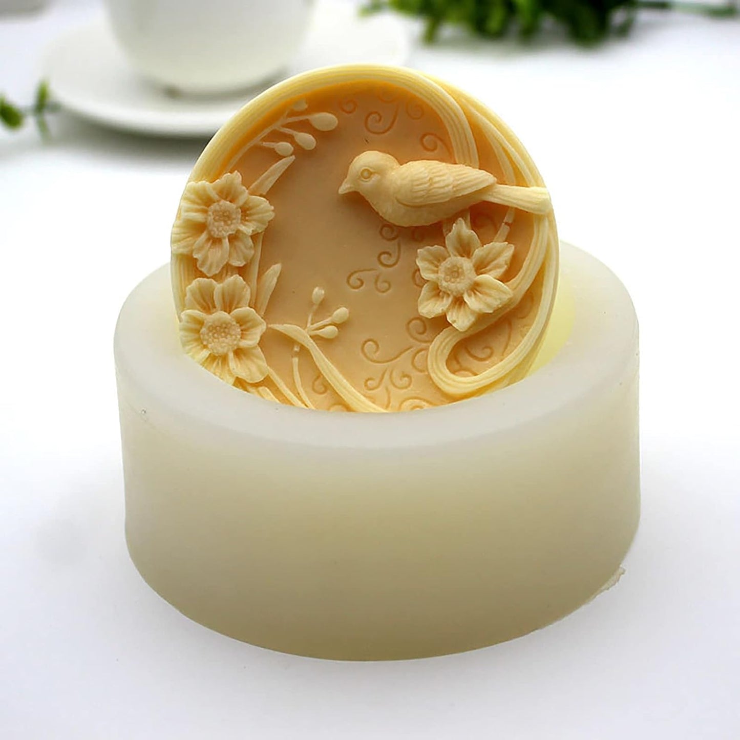 Handmade Bird Soap & Candle Mold - Silicone Ice Sculpture & Aroma Plaster Mold