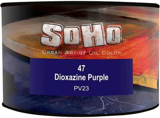 Soho Urban Artist Oil Paint - Dioxazine Purple, 430 ml Can - Best Valued Oil Colors for Painting, Excellent Pigment Load