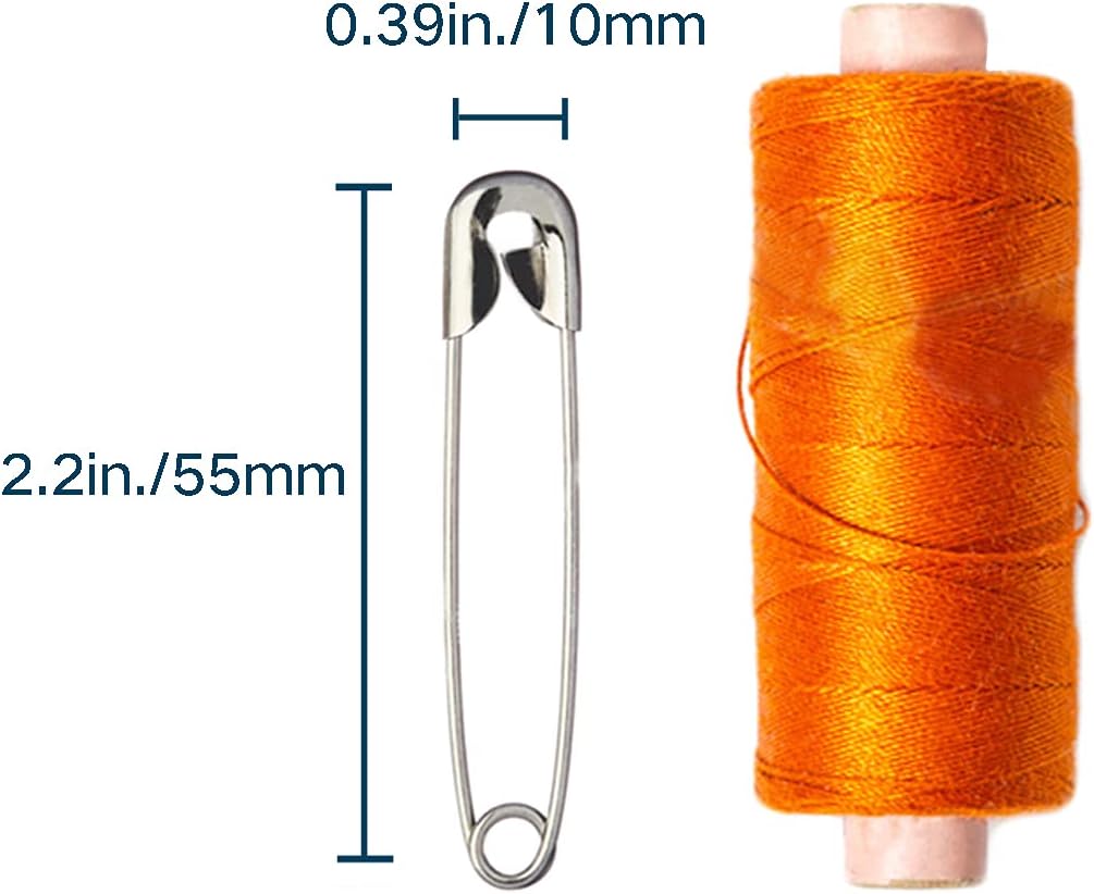 300 PCS Safety Pin,2.2Inch/54mm Safety Pins Bulk,Safety Pin, Small Safety Pins with a Convenient Box,Safety Pins for Clothes Home Office