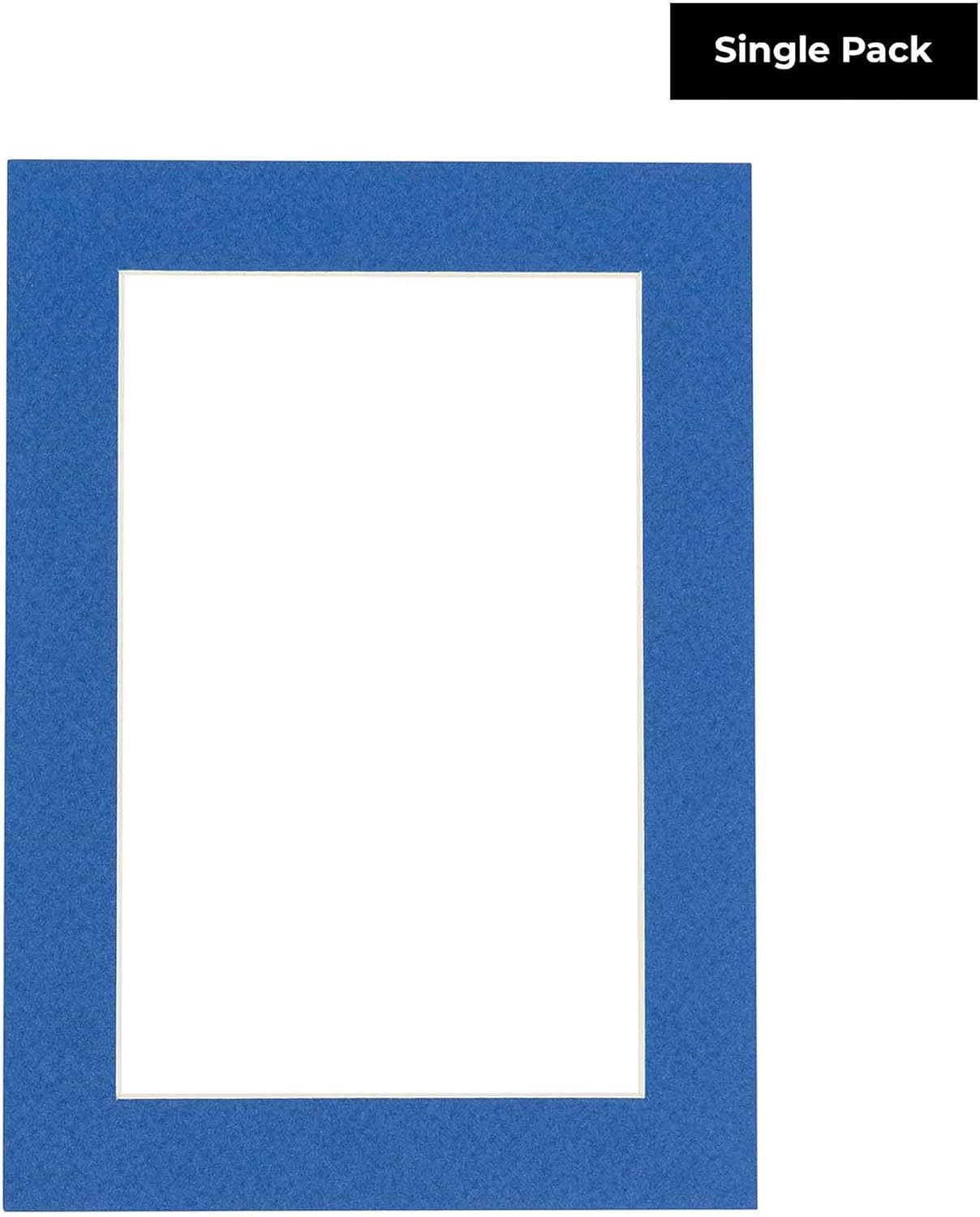11x14 Mat for 8.5x11 Photo - Precut Royal Blue Picture Matboard for Frames Measuring 11 x 14 Inches - Bevel Cut Matte to Display Art 8.5 x 11 Inches - Acid Free ONE MAT with Backing Board & Clear Bag