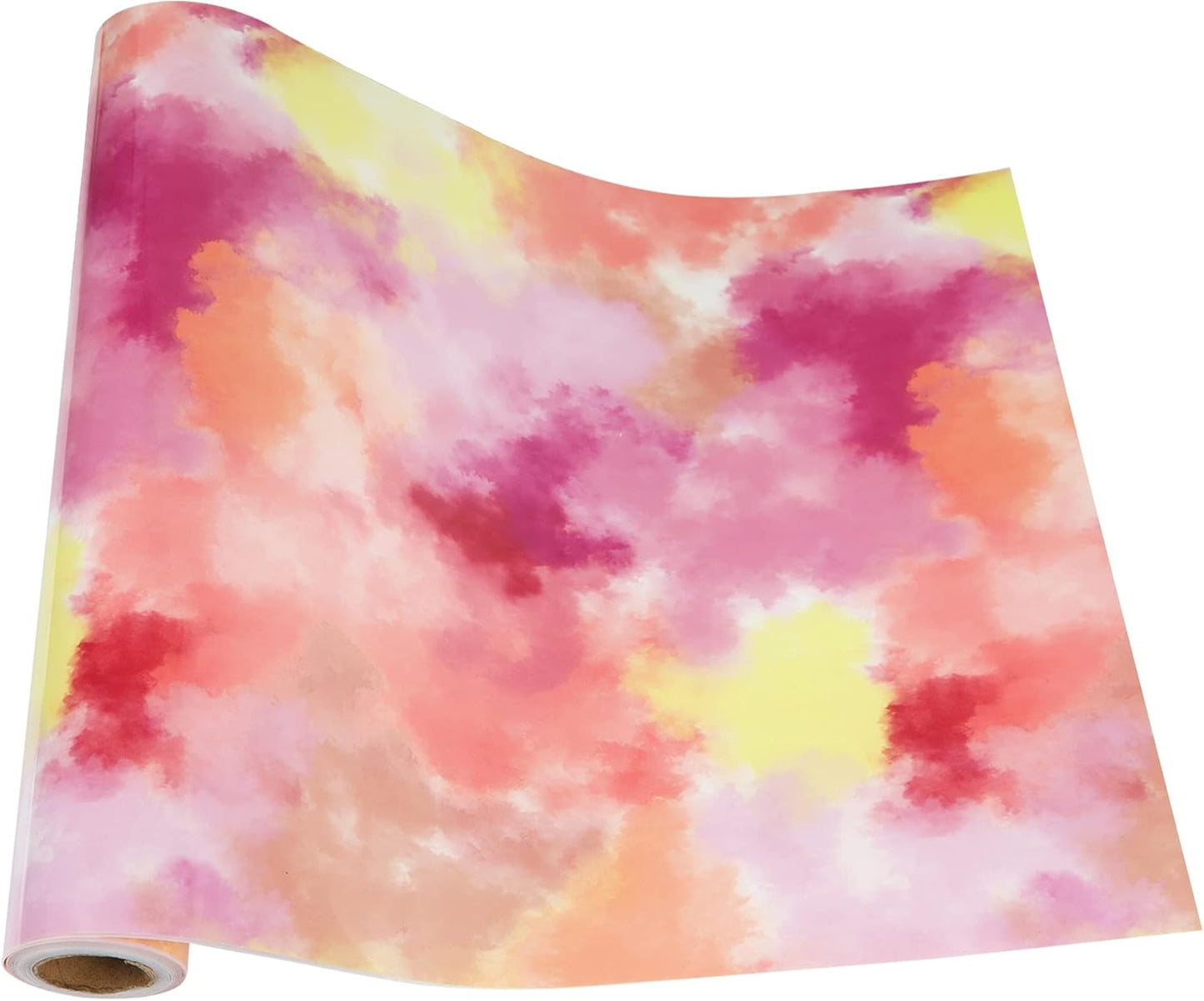 RENLITONG Colorful HTV Iron on Vinyl 12Inch by 10ft Roll Heat Transfer Vinyl for T-Shirt HTV Rolls for All Cutter Machine - Easy to Cut & Weed for Heat Transfer Design