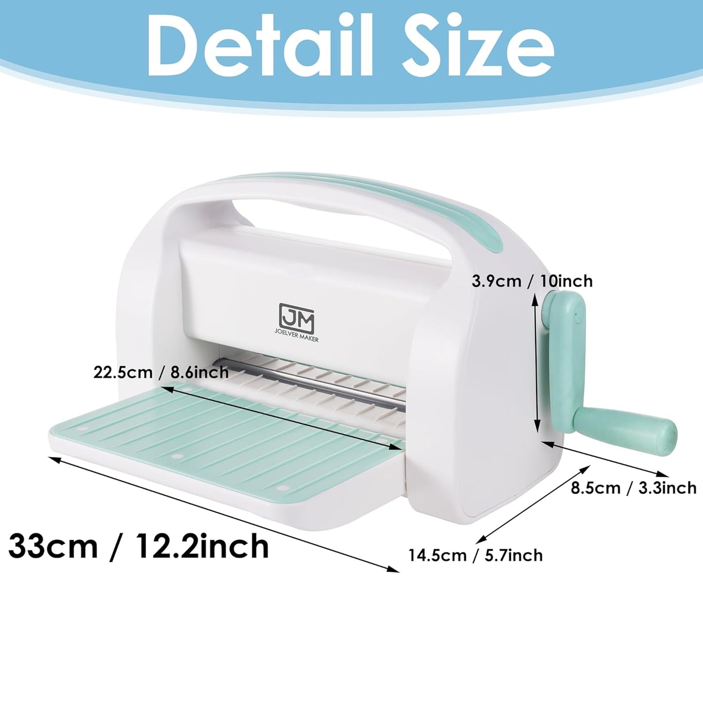 Manual Die Cutting Machine,9" Openning, Scrapbooking Machine Starter kit