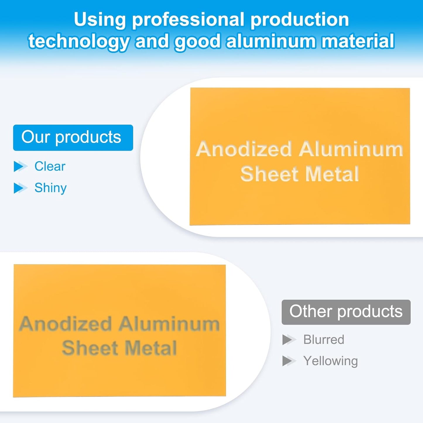 PATIKIL 5x8 Inch Anodized Aluminum Sheet Metal, 15Pcs Laser Plates Engraving Blanks 0.5MM Thin Rectangle for Crafting DIY House Laser Engraving, Yellow
