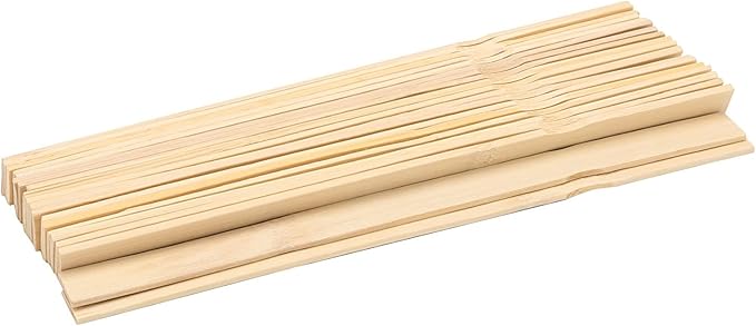 ZOENHOU 200 PCS 14 Inch Paint Sticks, Premium Wooden Paint Stir Waxing Sticks for Crafts Crafting Resin Craft Wood Crafts Paddle Hobby Projects Garden Marker