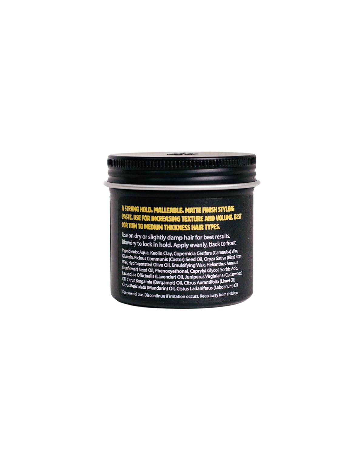 O'Douds Matte Paste - Natural Styling Clay for Men - Strong Hold for Maximum Volume & Texture with Matte Finish - Vegan & Plant-Based - Labdanum & Lime Scent (4oz)