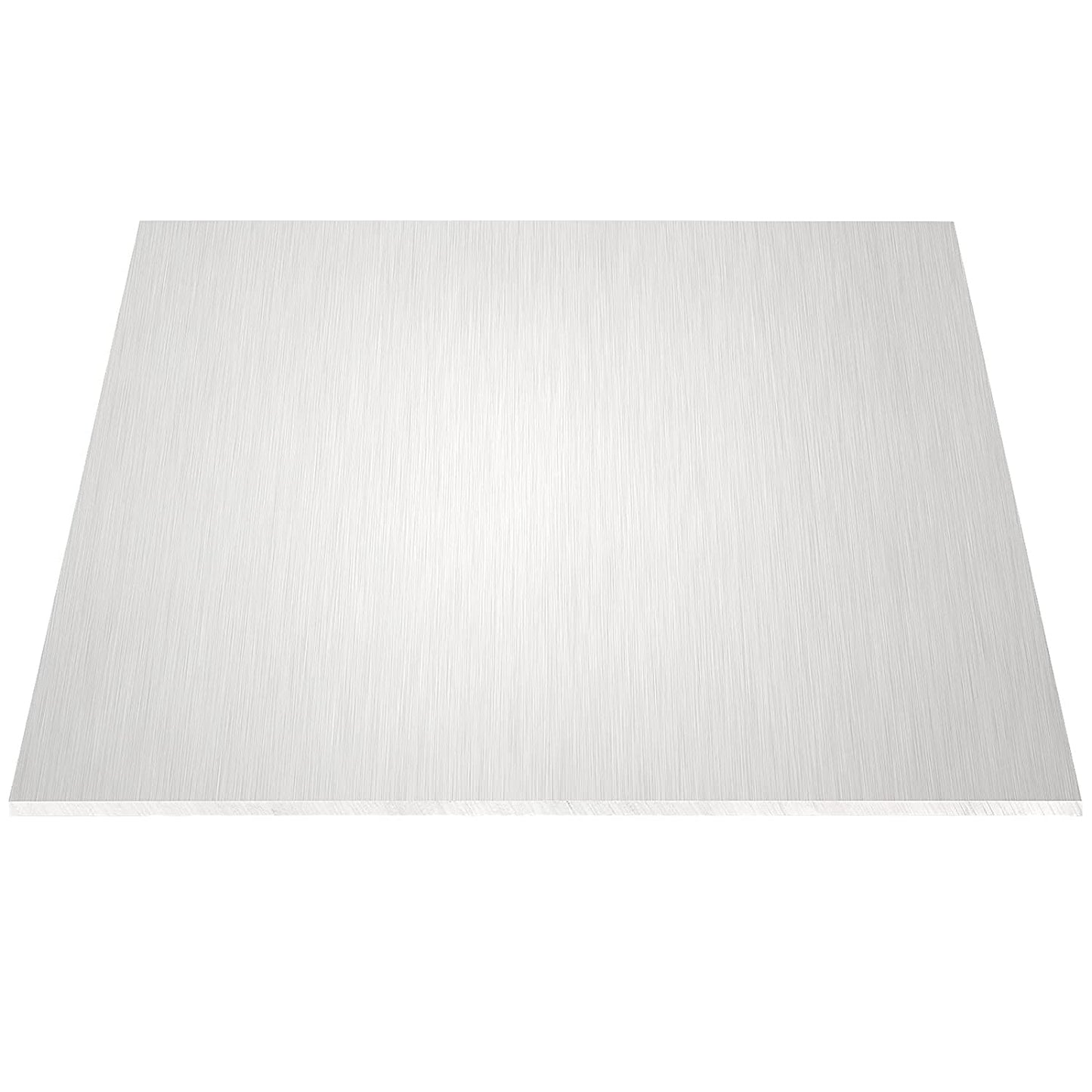 2 Pack 6061 12 x 12 x 1/4 Inch Aluminum Sheet, T6 Heavy Duty Flat Plain Multifunctional Metal Square Aluminum Plate Sheet for DIY Construction, Mechanical Workshop