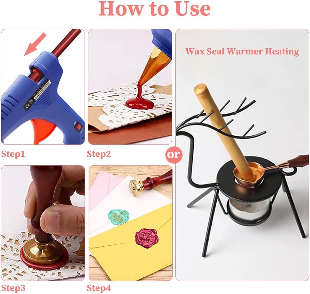 Wax Seal Sticks, Afobby 15 Pieces Glue Gun Sealing Wax Sticks for Wax Seal Stamp, Gold Wax Sealing Sticks for Wedding Invitations, Cards, Envelopes