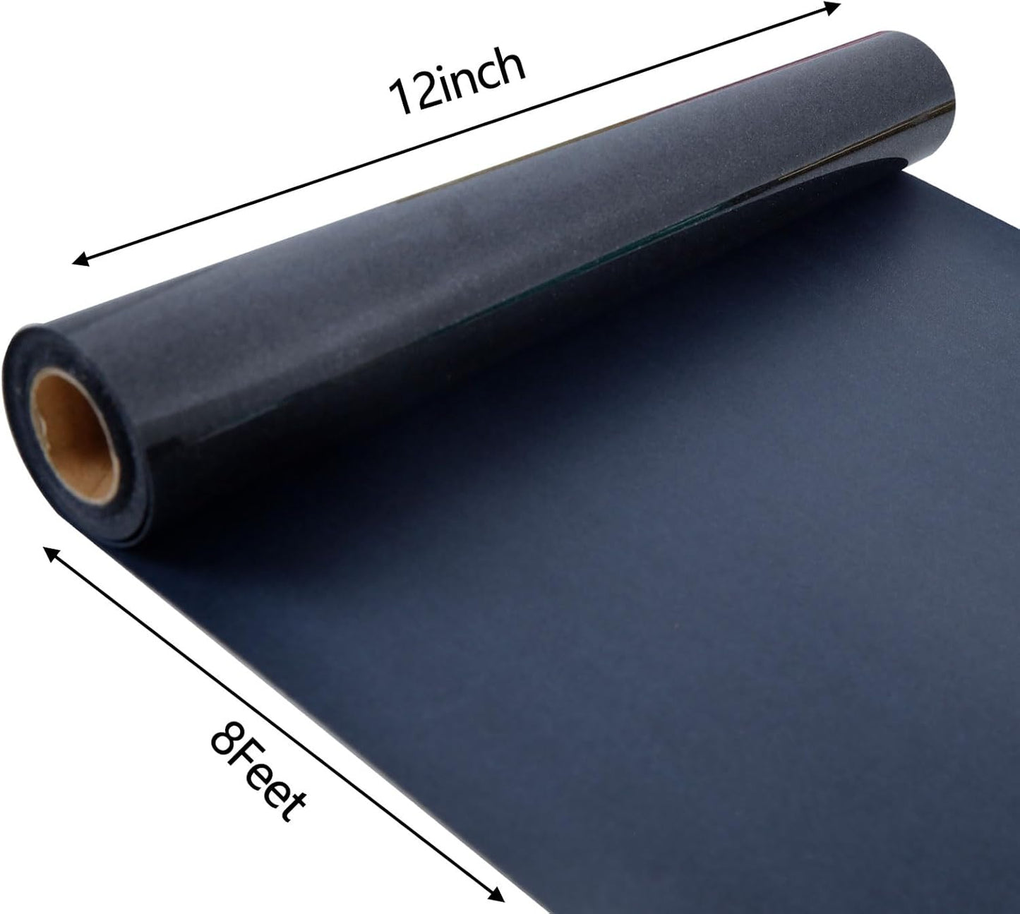 FUNKAKA Glitter Black HTV Heat Transfer Vinyl Rolls, 12" x 8ft PU Iron on Vinyl for T-Shirt Black Glitter HTV Vinyl for All Cutter Machines Easy to Cut & Weed for Heat Vinyl Design