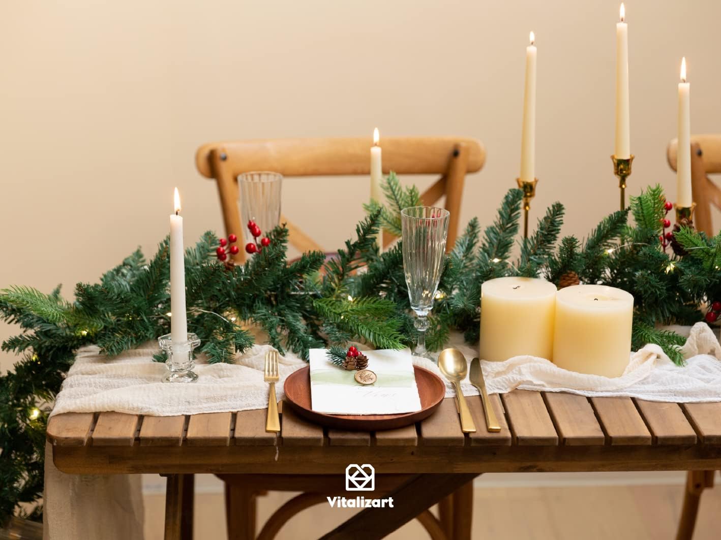 Vitalizart Sage Green Ribbon Organza Sheer Ribbon 1 inch x 30 Yd Handmade Fabric Ribbons for Gift Wrapping Christmas Tree Crafts Bows Wedding Invitations Wreaths Wrap