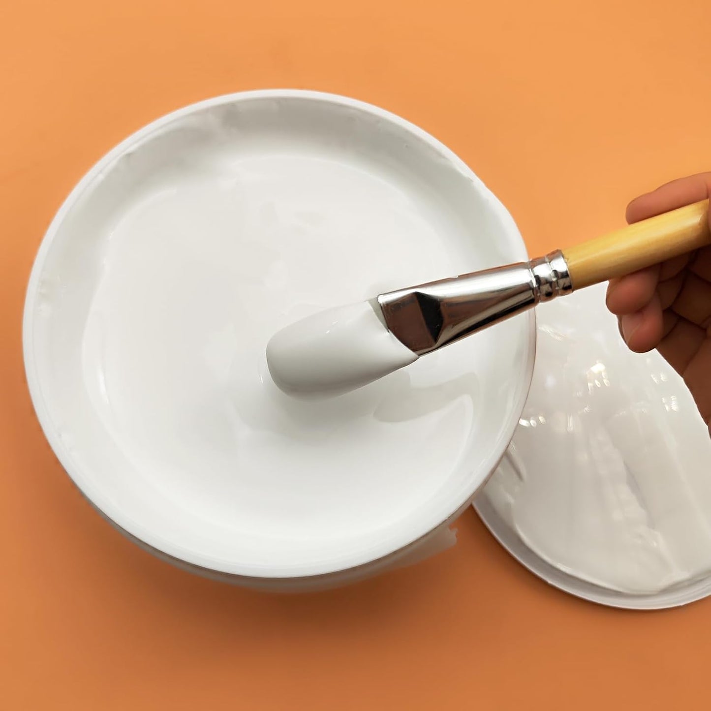 Artecho White Gesso 64oz / 1.89L, Gesso Primer for Acrylic Painting