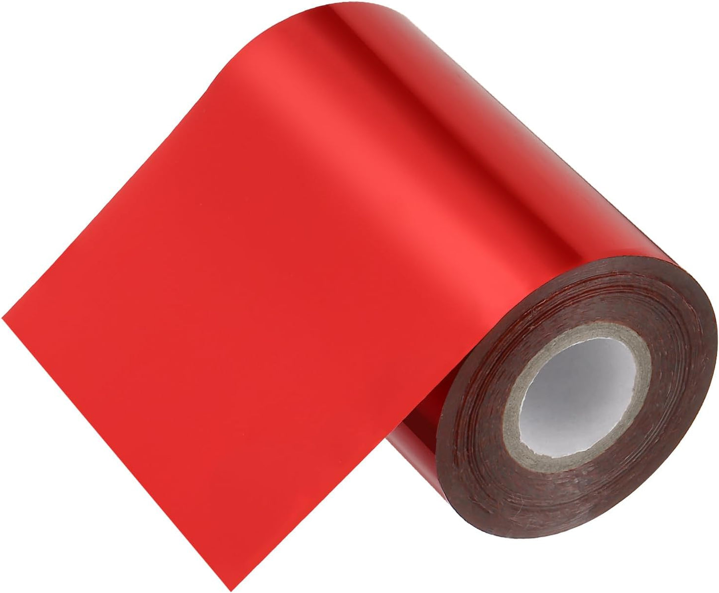 PATIKIL 4"x400Ft Hot Stamping Foil Paper, Heat Transfer Hot Stamping Paper Foil Roll for Leather DIY Logo Decor Craft Gift Package Scrapbook Card, Red