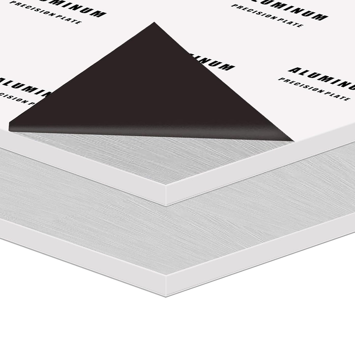 6061 Aluminum Sheet Plate, 12" x 16" x 1/4" Thickness Heavy Duty Aluminum Sheets Plates with Protective Film, Rectangle Aluminum Plate Solid Metal Sheet Plate for DIY Projects Base Plate