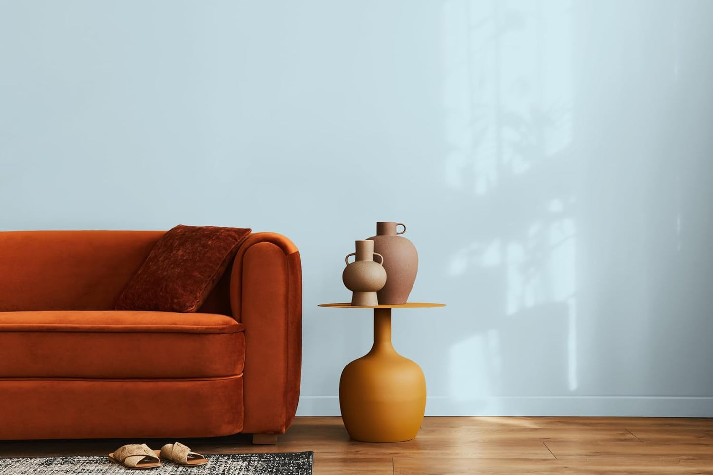 EVOLVE Paint & Primer: Environment-friendly, Low Sheen with One-coat Coverage for Interior & Exterior surfaces (Sky Blue, 1-Gallon)