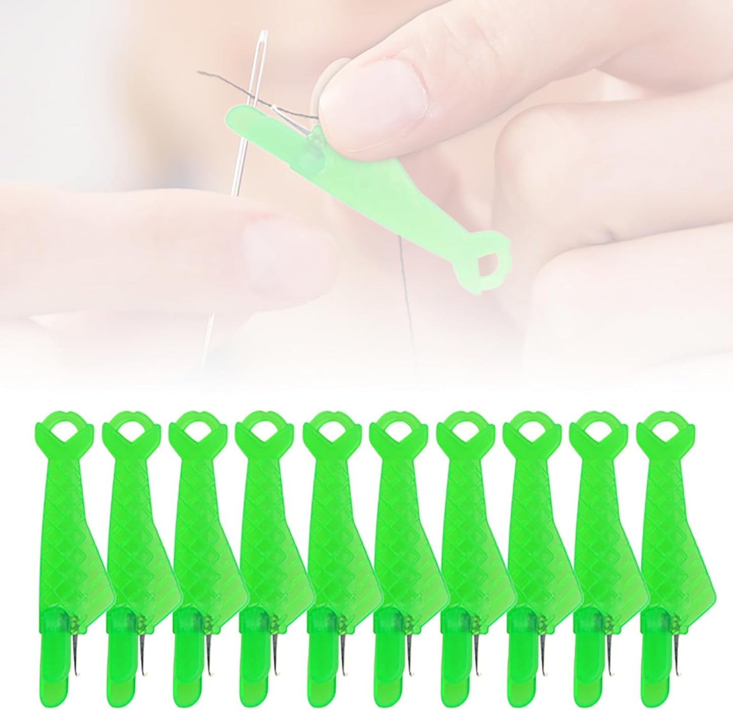 Automatic Sewing Needle Threader, Upgrade Fish Type Quick Needle Threaders for Hand Sewing, Sewing Machine Needle Threader Tools, Sewing Supplies - Designed for Sewing Lovers Alike (10pcs)