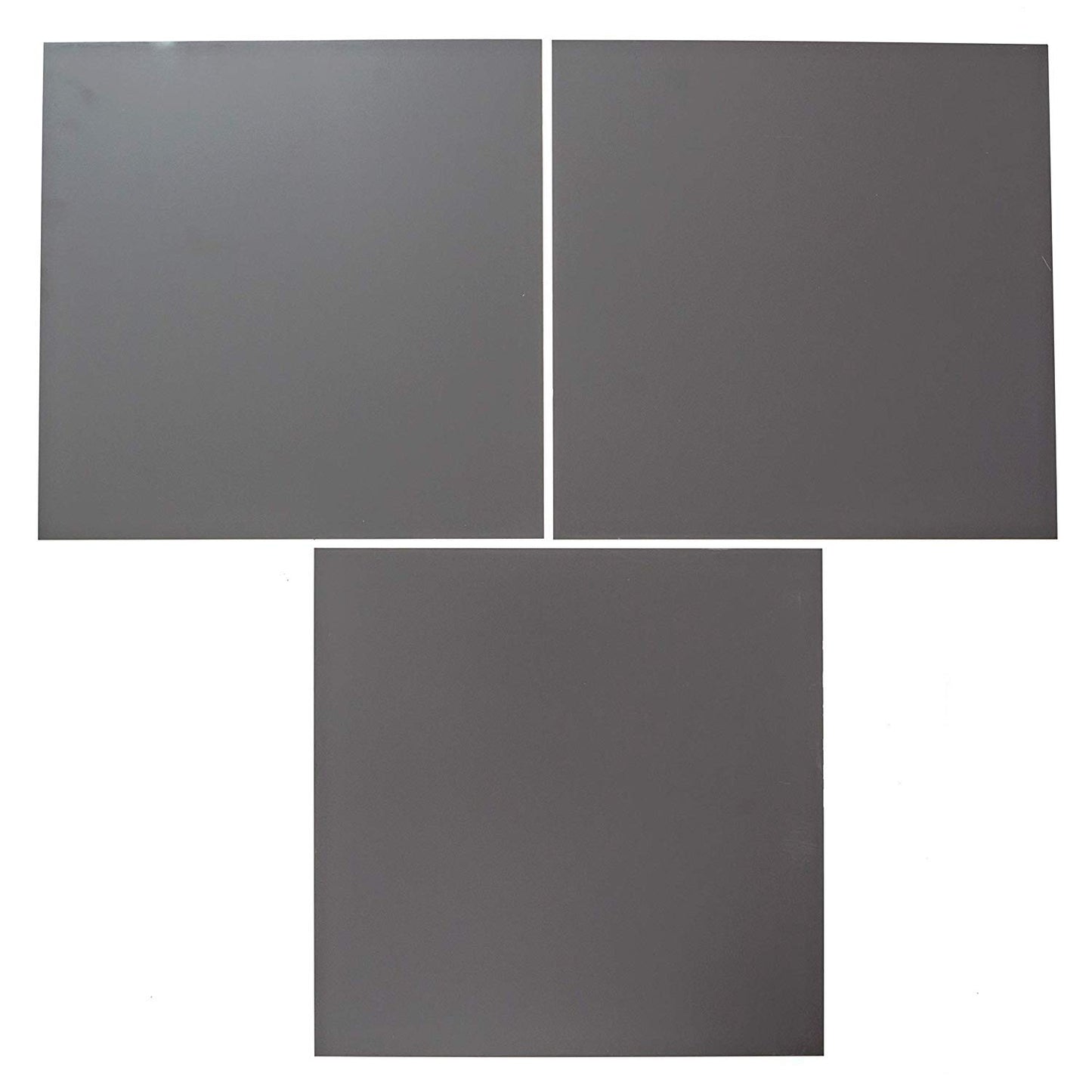 EAGLE 1: 12" x 12" 26 Gauge Sheet Metal Squares (3 Pack Per Order, Multiple Colors) Great for Arts, Crafts, DIY Home or Work Projects (18" X 18", Charcoal Grey)