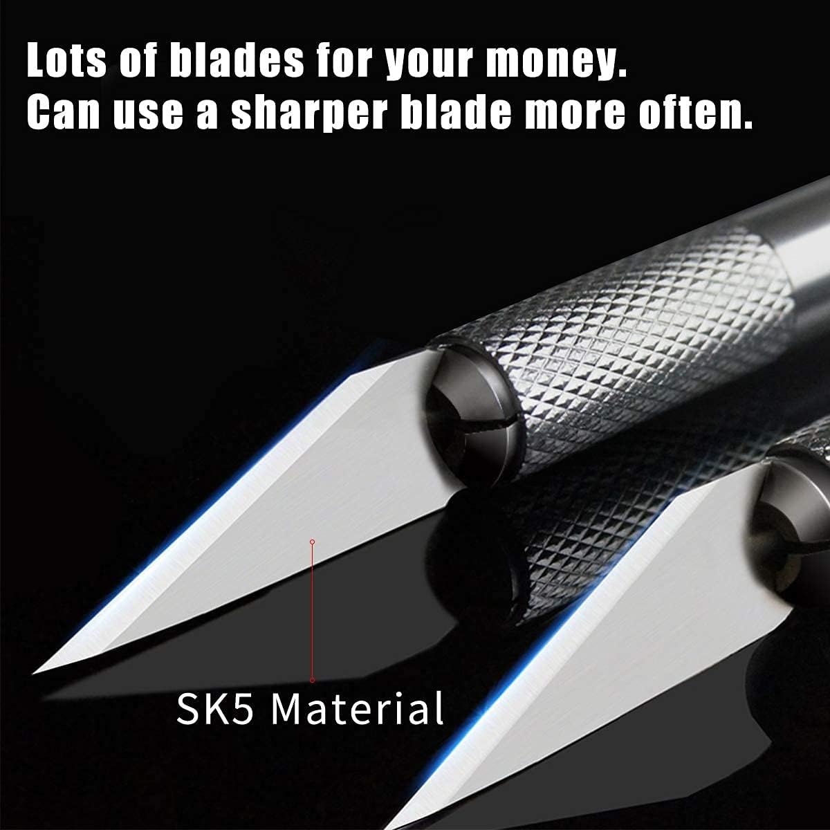 DIYSELF 300 PCS Exacto Knife Blades 11, High Carbon Steel Exacto Blades, Craft Knife Blade, #11 Exacto Knife Refill Blade with Storage Case for Scrapbooking, Stencil