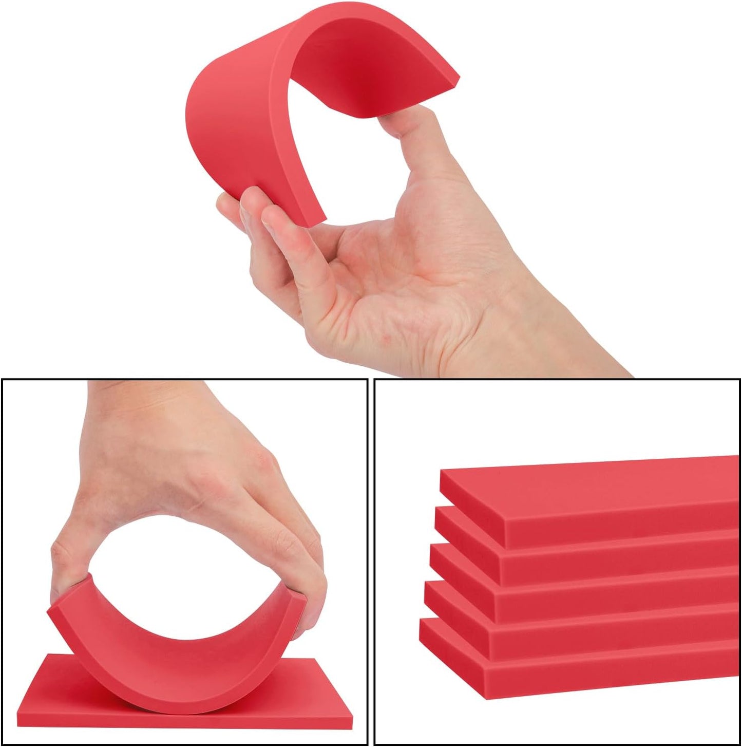 25 Pcs 4"x6" Rubber Carving Blocks, Linoleum Blocks, Stamp Carving Blocks for Printmaking, Linocut Artists, Crafts and More,red by KUKLIPJIM.