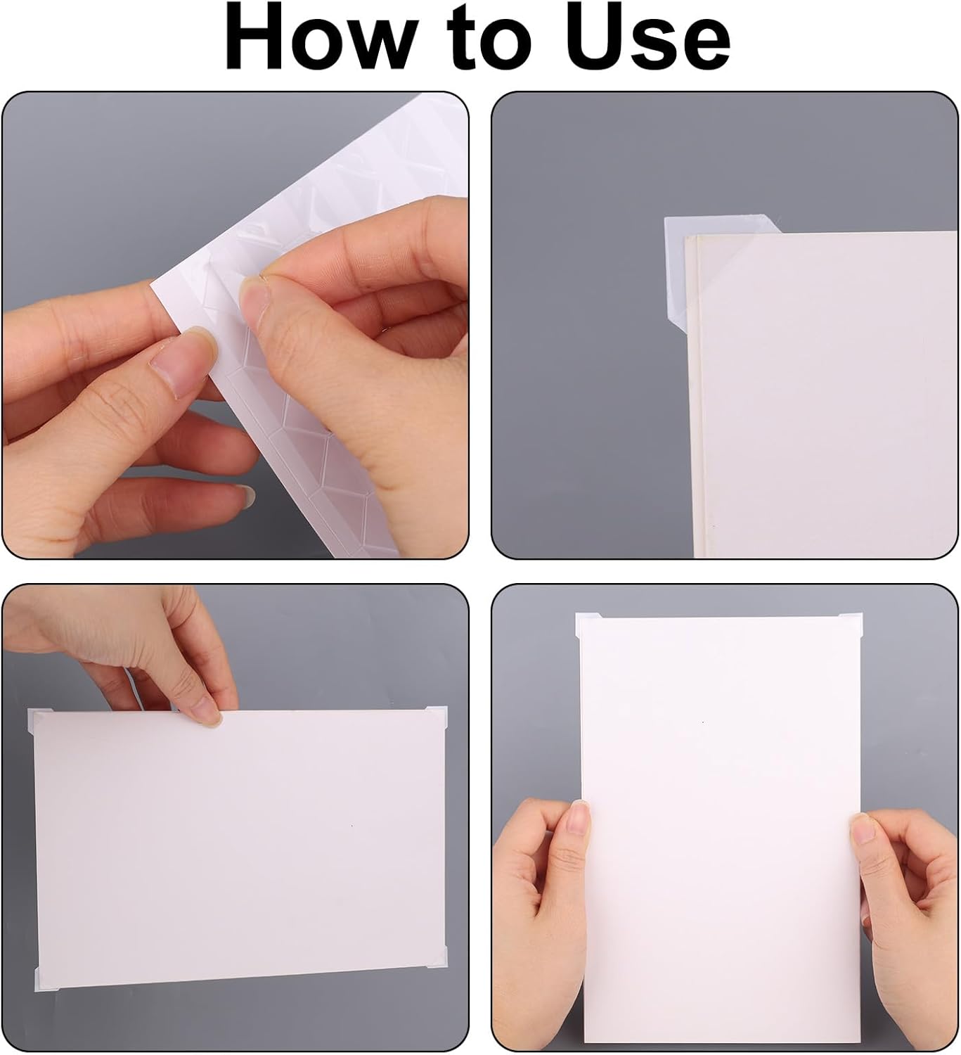 15 Sheets Photo Mounting Corners for Scrapbooking, Clear Self Adhesive Scrapbook Corners Stickers Supplies Accessories for DIY Album Pictures Personal Journal Memory Books