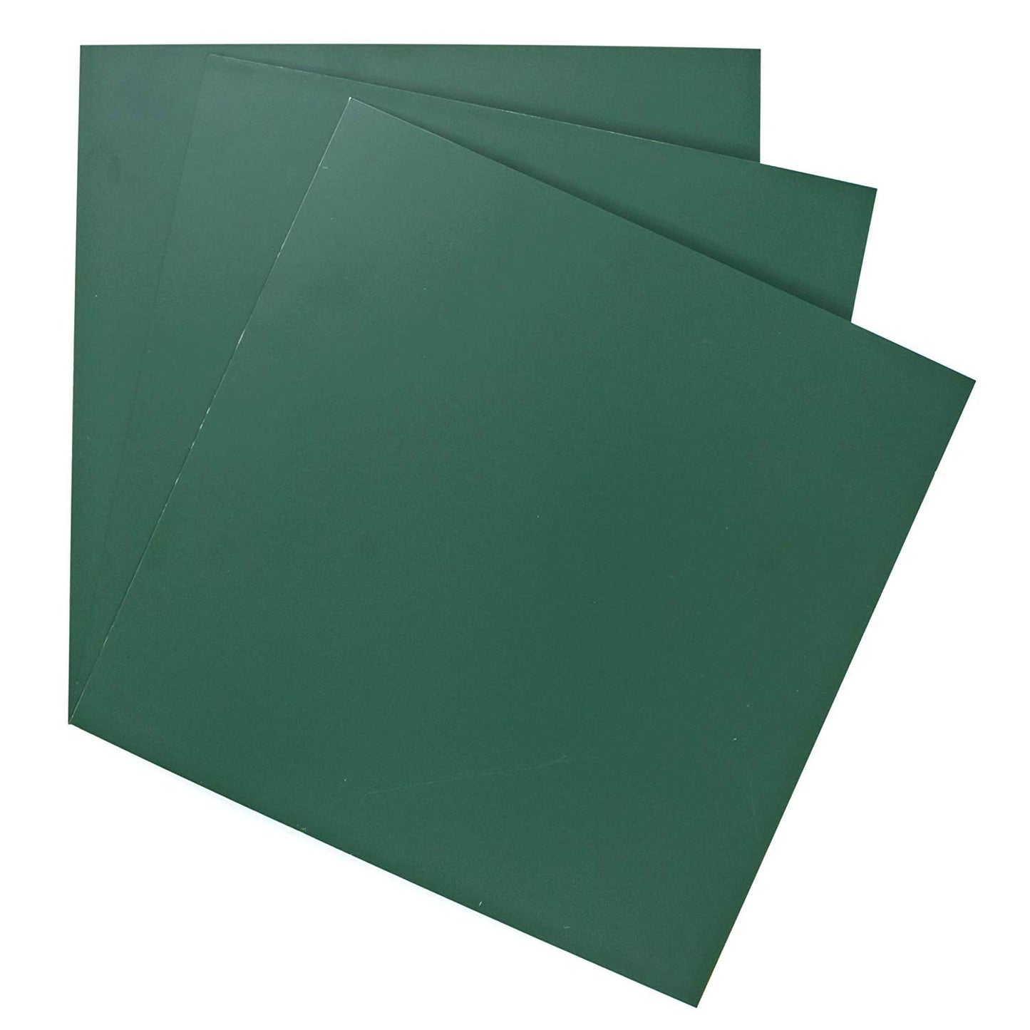 EAGLE 1: 12" x 12" 26 Gauge Sheet Metal Squares (3 Pack Per Order, Multiple Colors) Great for Arts, Crafts, DIY Home or Work Projects (6" X 6", Green)