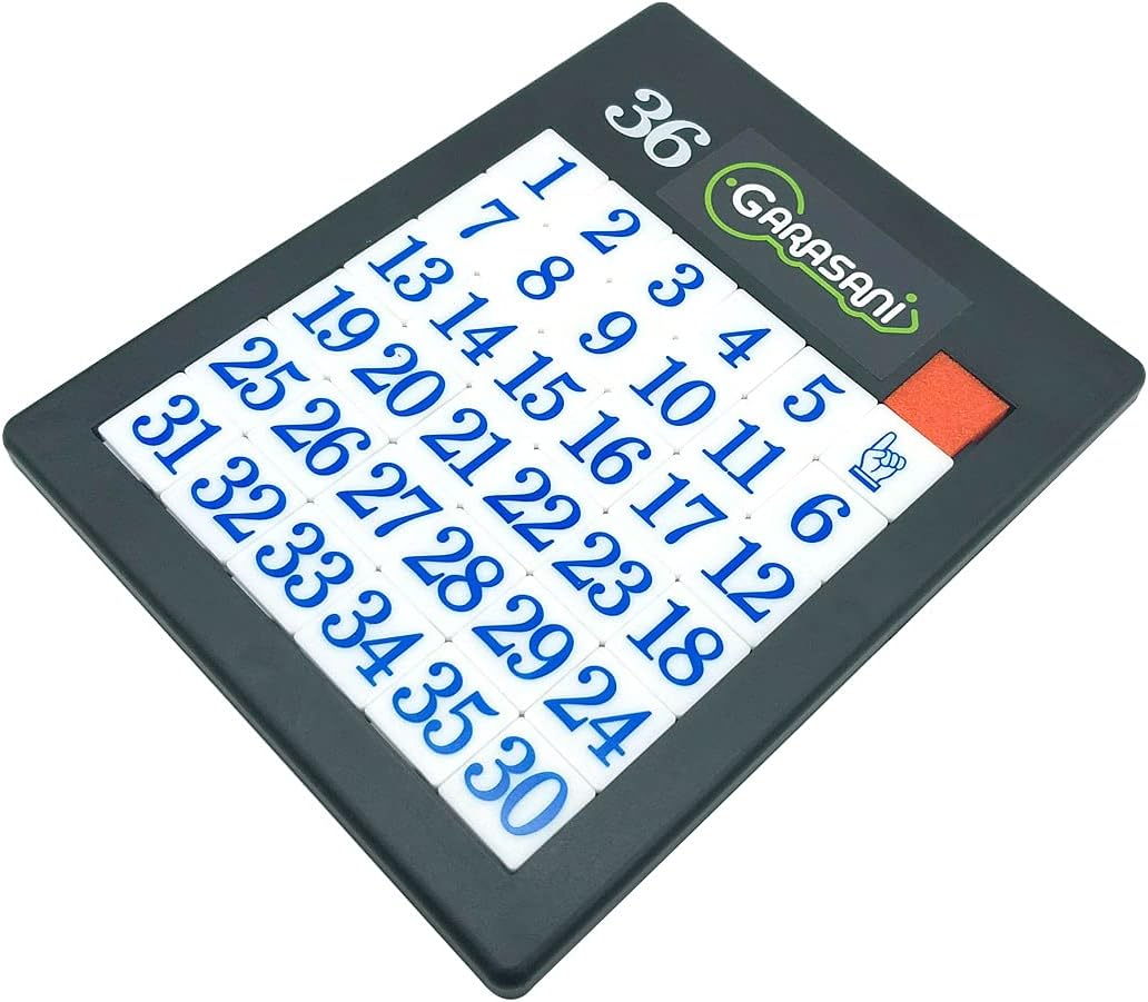 Number Slide Puzzle Brain Teaser IQ Game (35 Number)