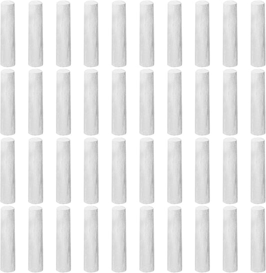 40 Pcs Sidewalk Chalks for Kids Non Toxic Jumbo Chalk for Party Gift Outdoor Art Classroom Play Painting (White)