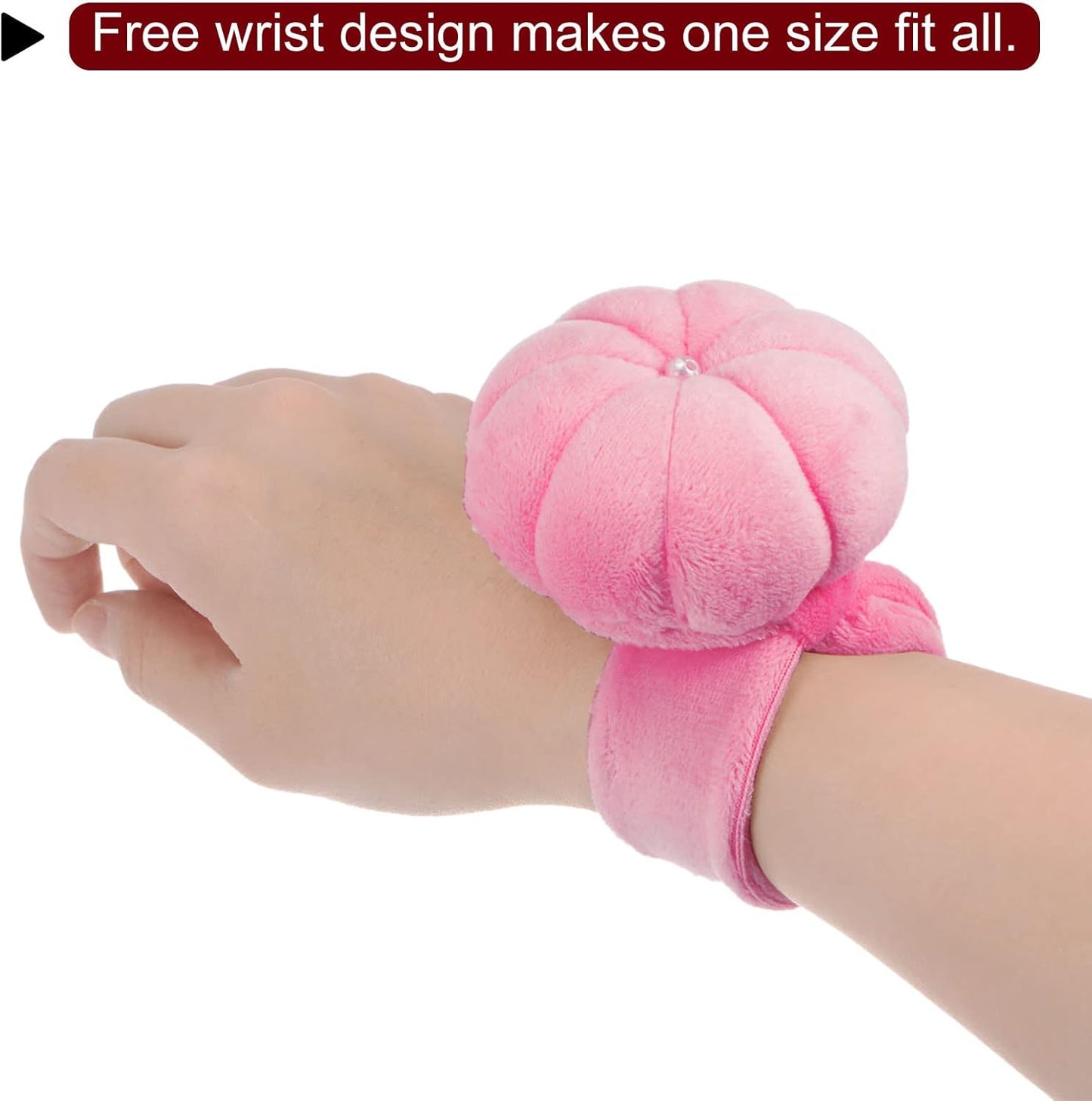 HARFINGTON Wrist Pin Cushions Band Sewing Needle Cushion Needle Holder Pincushions with Adjustable Strap Fit All Wrist Sizes for Sewing Quilting Needlework Crafts, Green