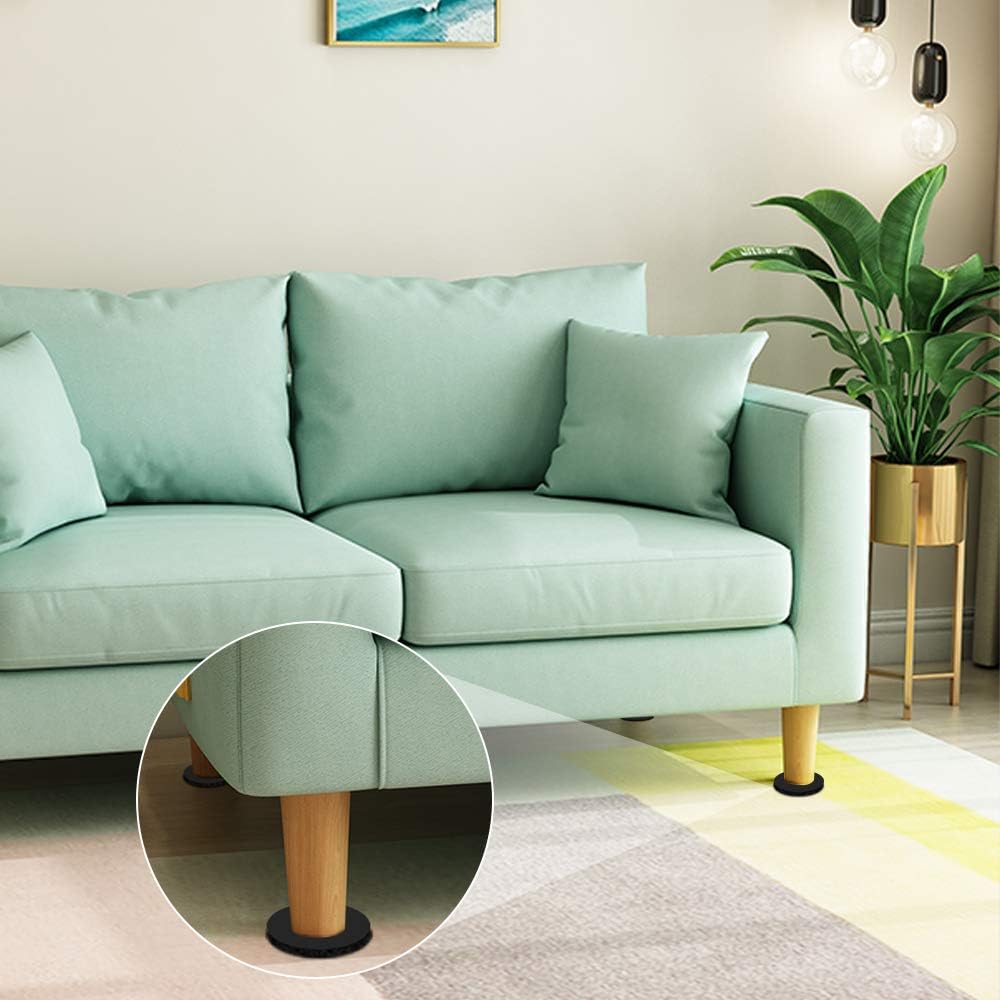 Foam Sheets with Adhesive Backing Foam Padding Neoprene Rubber Mat Closed Cell Sheet Anti-Slip Insulation Rubber Anti Vibration Square Pad (12" x 8" x 4/5", 4 Pcs)