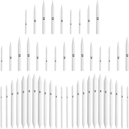 FEBSNOW 48 Pcs Blending Stump and Tortillions, Paper Art Blenders, Art Pencils, Drawing Pencils for Artists Student Sketch Drawing Tools, Drawing Supplies