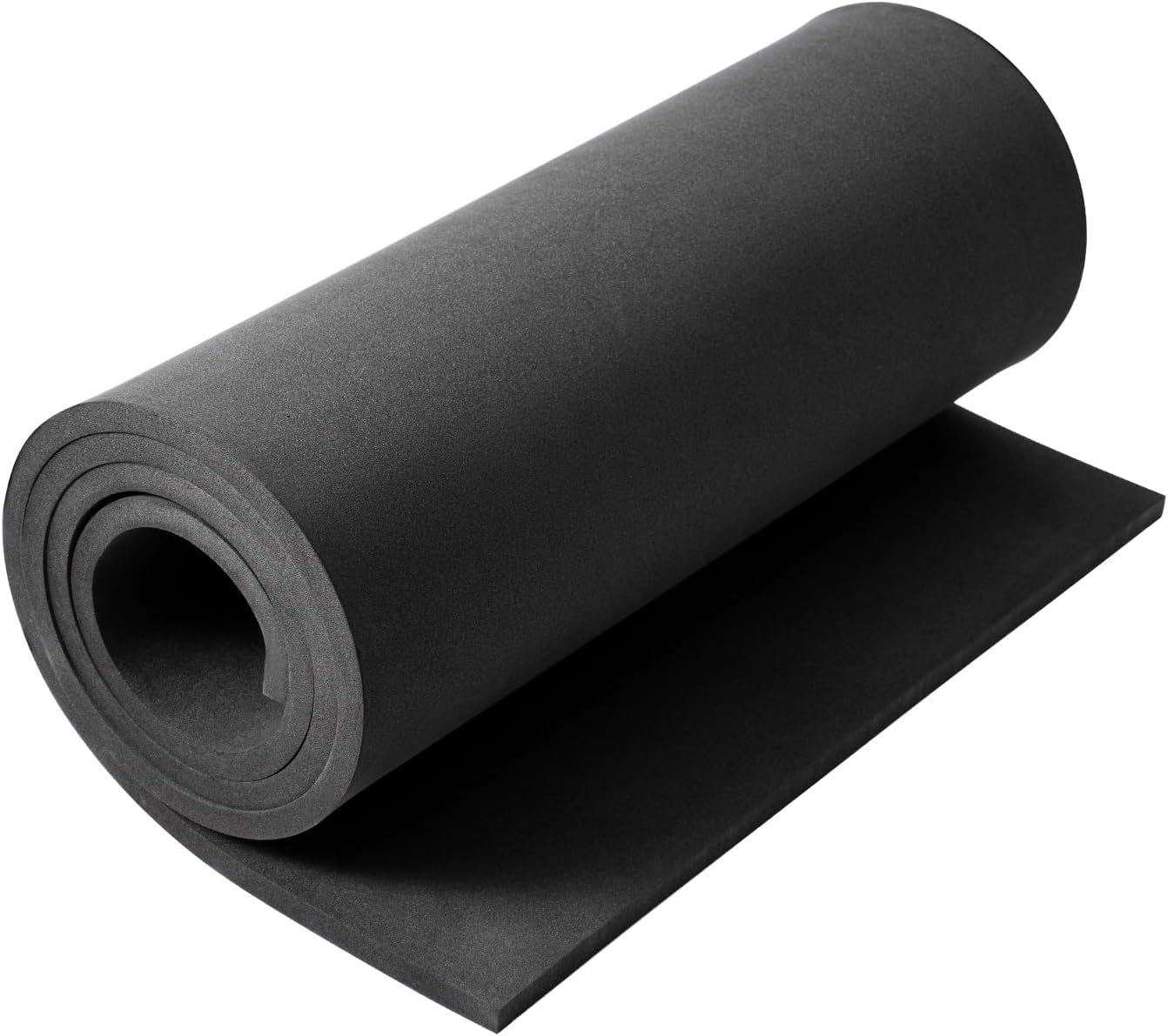 AMZQNART EVA Foam 10mm, Cosplay Foam Roll 16 x 59in (6.5sqft) Black, Suitable for Foam Cosplay Modeling, DIY Projects, Crafts, Ultra High Density 90 kg/m3.
