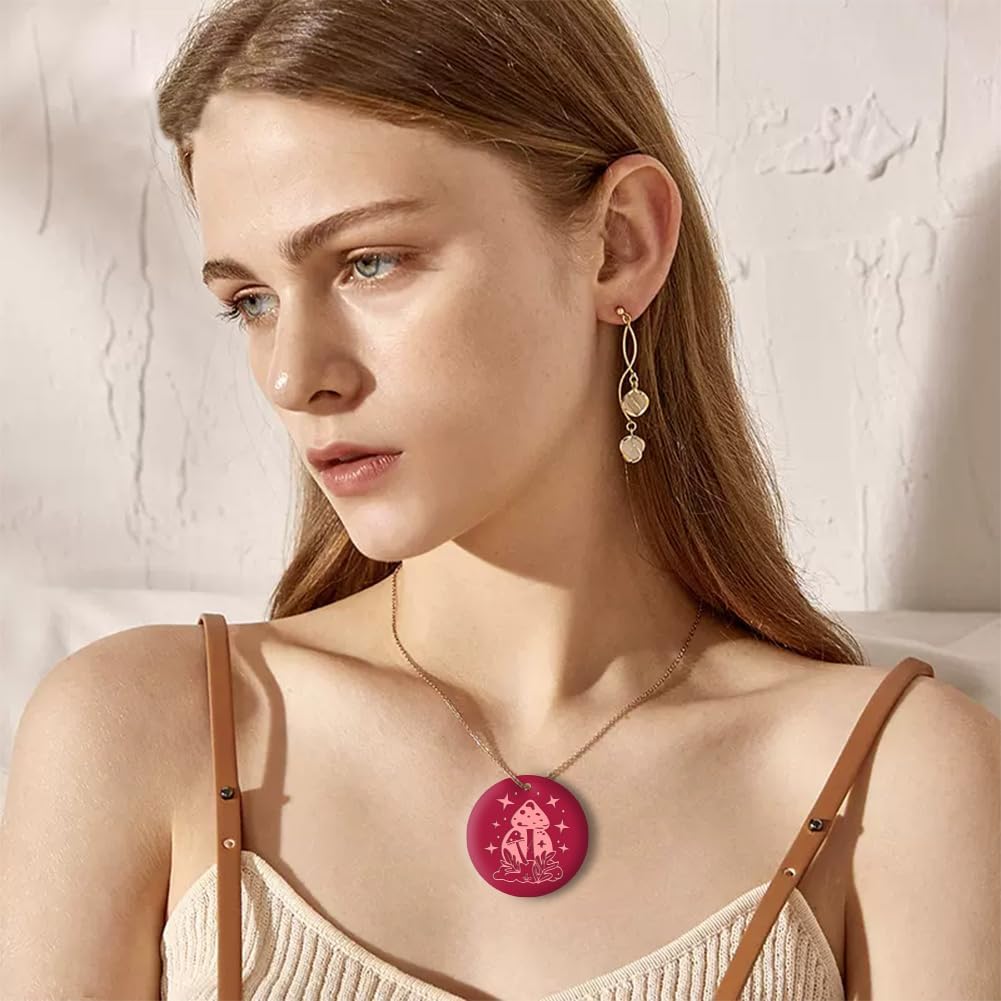 CHGCRAFT Polymer Clay Texture Sheet Mushrooms Silicone Texture Stamp Stars Flowers Clay Texture Mat Modeling Pattern Pad Polymer Clay Tools for Jewelry Earring Making DIY Craft, 5.5x5.5inch