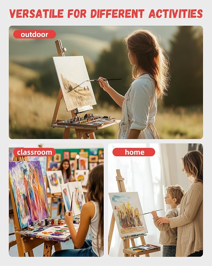 Simetufy 9 x 12 inch 60 Pack Painting Canvas Boards- Gesso Primed Acid-Free 100% Cotton Canvas Panels for Acrylics Oil Watercolor Tempera Paints