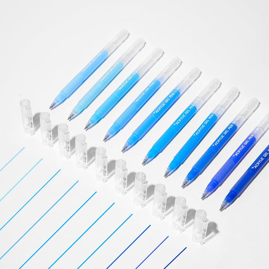 ROSYMENG 10 Colors Acrylic Gel Pens Set, Big-Capacity Ink Acrylic Paint Pen for Adults Coloring Books, Waterproof Paint Markers for Canvas, Rock, Wood, Drawing Doodling, Ceramic, Fabric, DIY Crafts