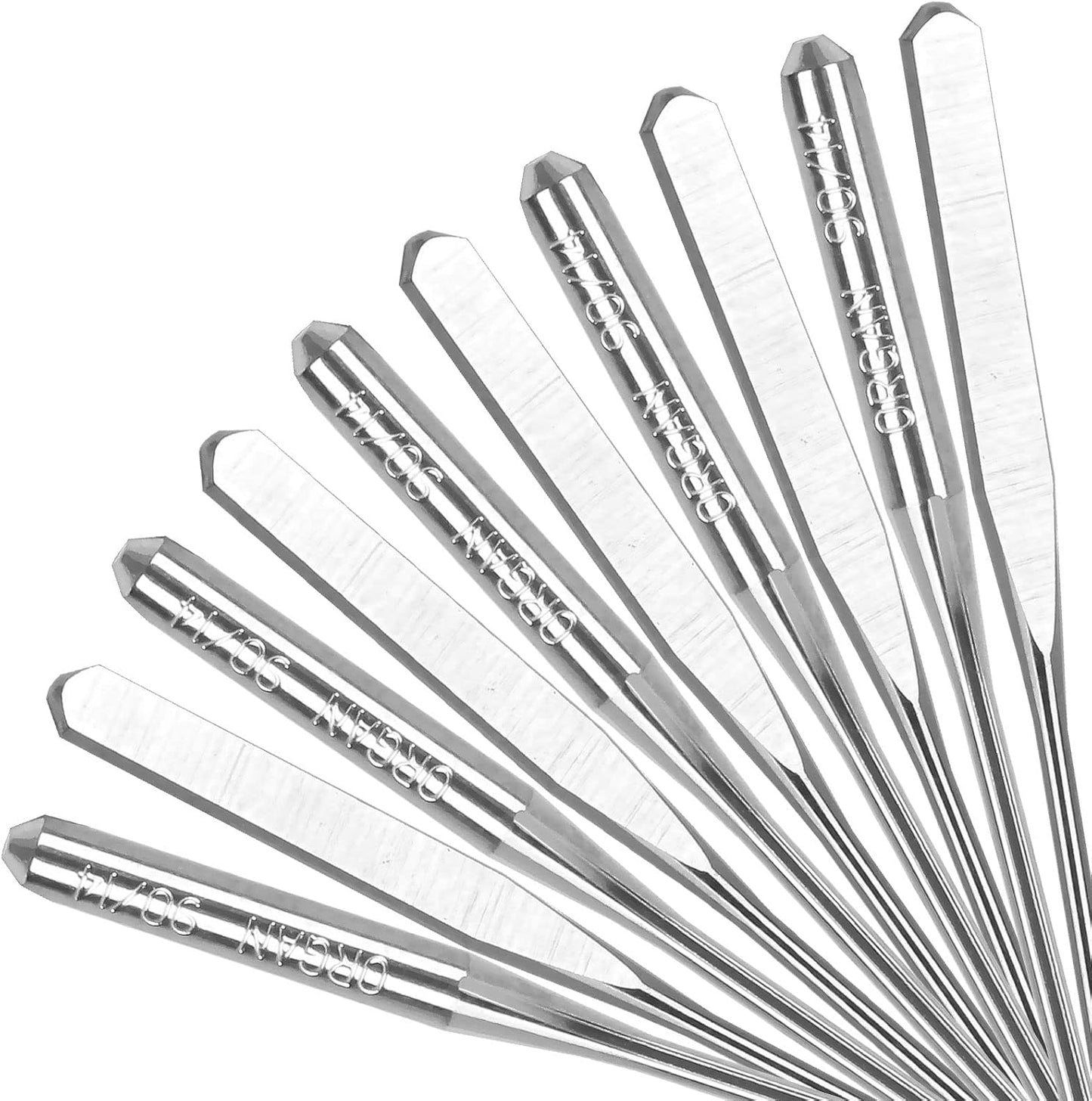 30Pcs Embroidery Needles for Brother Size 90/14 130/705H HAx1 Embroidery Machine Needles Sewing Needles for Brother Embroidery Machine (3 Pack of 10 Needles)