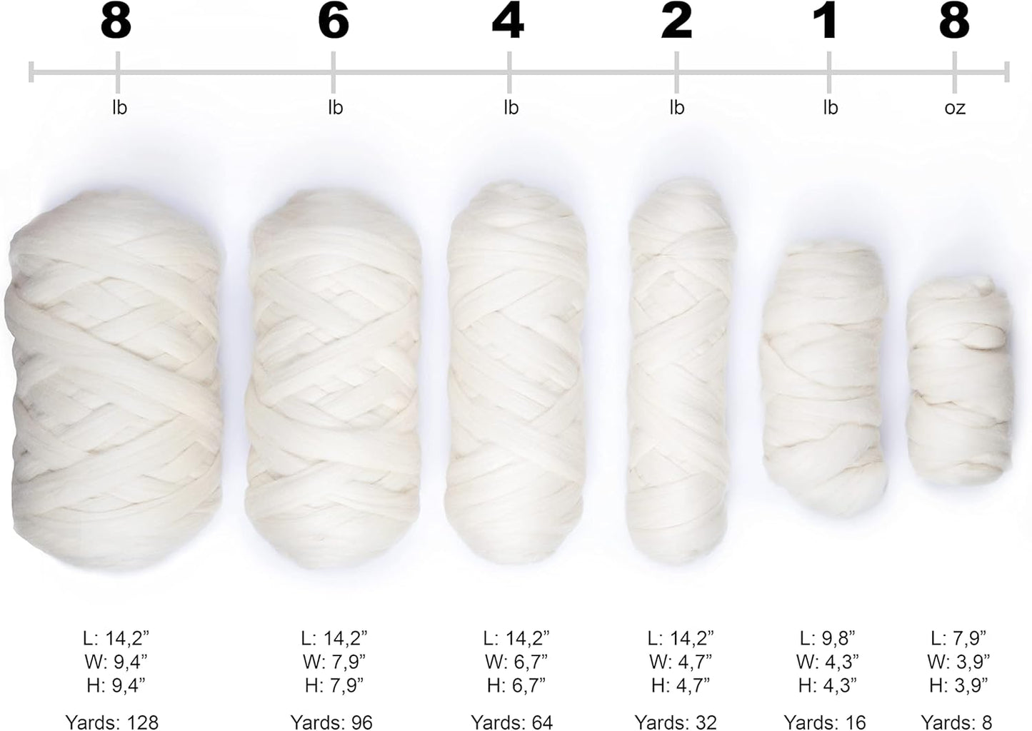 Natural Wool Bulk roving, 2 lb. Best Wool for Spinning, arm Knitting, Felting, Chunky Blankets and Tapestry. Natural Colors, un-Dyed. (Sand, 2 lb)