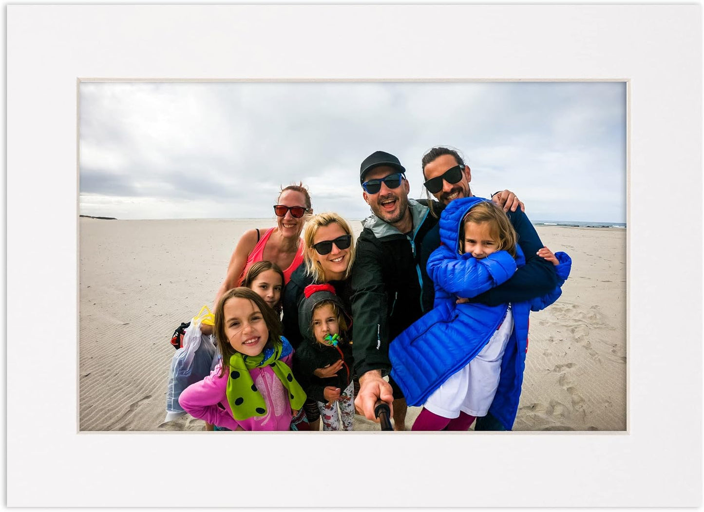 5x7 Mat for 8.5x11 Frame - Precut Mat Board Acid-Free White 5x7 Photo Matte Made to Fit a 8.5x11 Picture Frame, Premium Matboard for Family Photos, Show Kits, Art, Picture Framing, Pack of 100 Mats