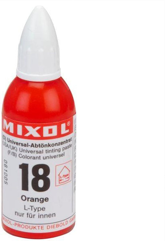 Mixol Universal Tints, Orange, #18, 20 ml