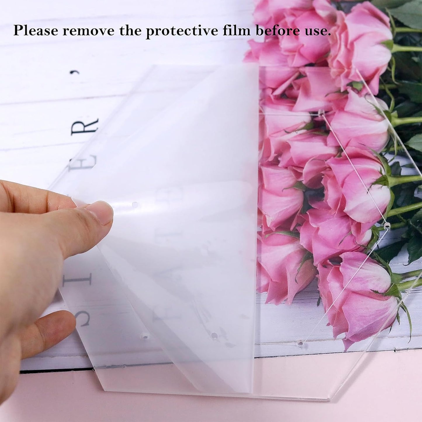 6 Pieces Hexagon Quilting Template with 1/4 Inch Seam Allowance, Hexagon Acrylic Quilting Rulers and Templates for Sewing DIY Manual Crafts Including 1inch, 1.5 Inch, 2 Inch, 3 Inch, 4 Inch, 5 Inch