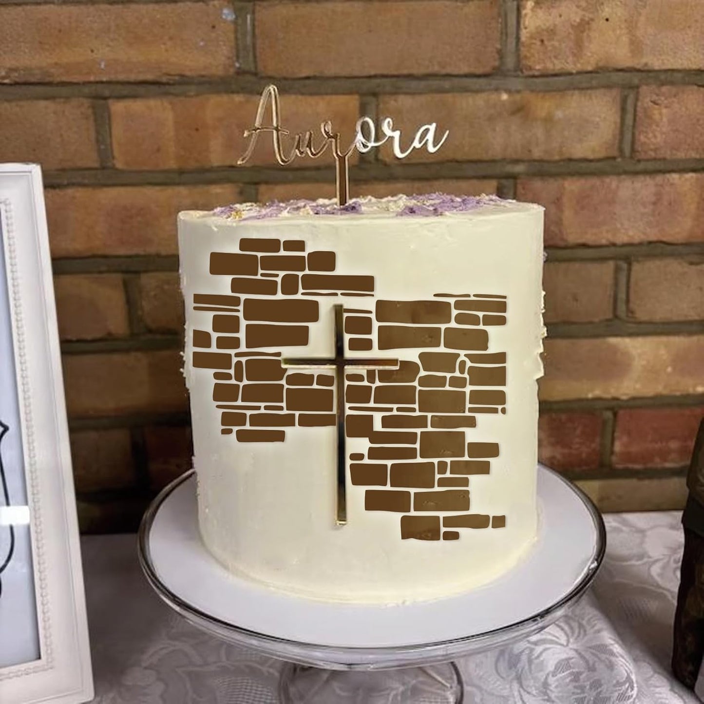 12-Piece Reusable Honeycomb Polka Dot Geometry Pattern Mixed Media Stencils for Painting on Wood, Paper, Cookie, Cake, Journal