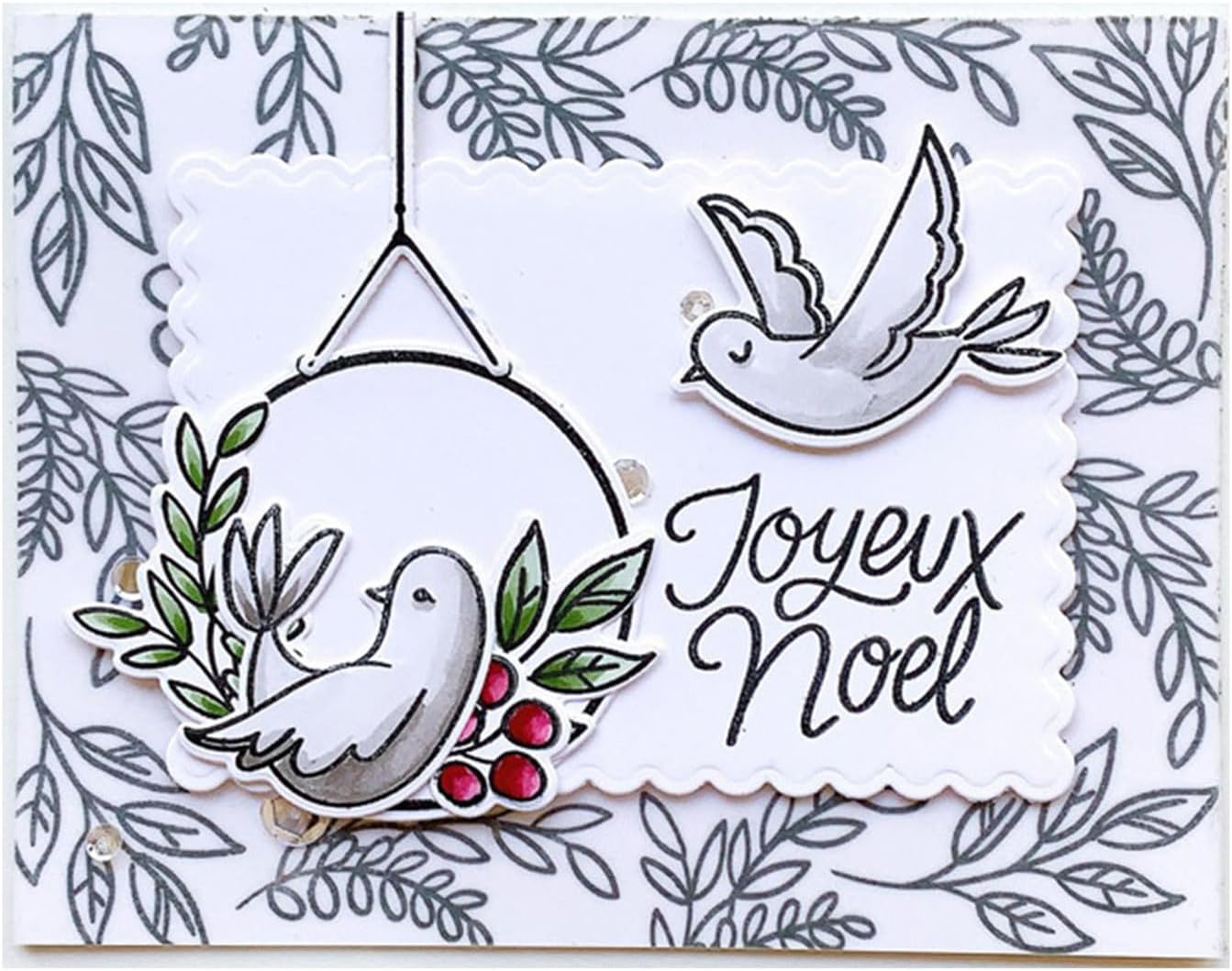 Cutting Dies Metal Stencils Scrapbooking Tools Flowers Lace Frame DIY Embossing Template for Paper Card Making Album Arts Crafts Supplies (Corrugated Rectangular Frame- 10.6x13.8cm)