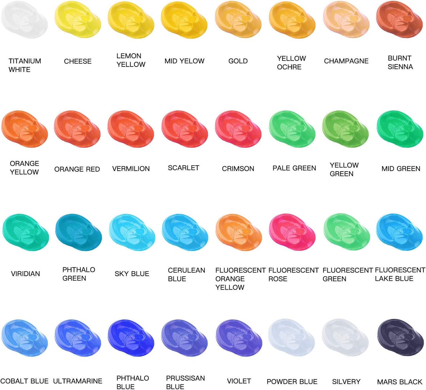 GOTIDEAL Iridescent Acrylic Paint Chameleon Blue Tubes(120ml, 4.1 oz) Non Toxic Non Fading,Rich Pigments for Painters, Adults & Kids, Ideal for Canvas Wood Clay Fabric Ceramic Craft Supplies