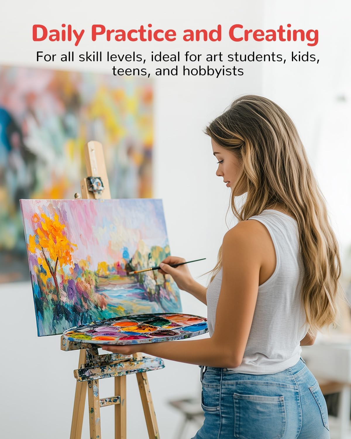 Canvas Boards for Painting 72 Pack 11x14 Inch Canvas Panels, 100% Cotton White Blank Art Supplies for Acrylics Oil Watercolor Tempera Paints