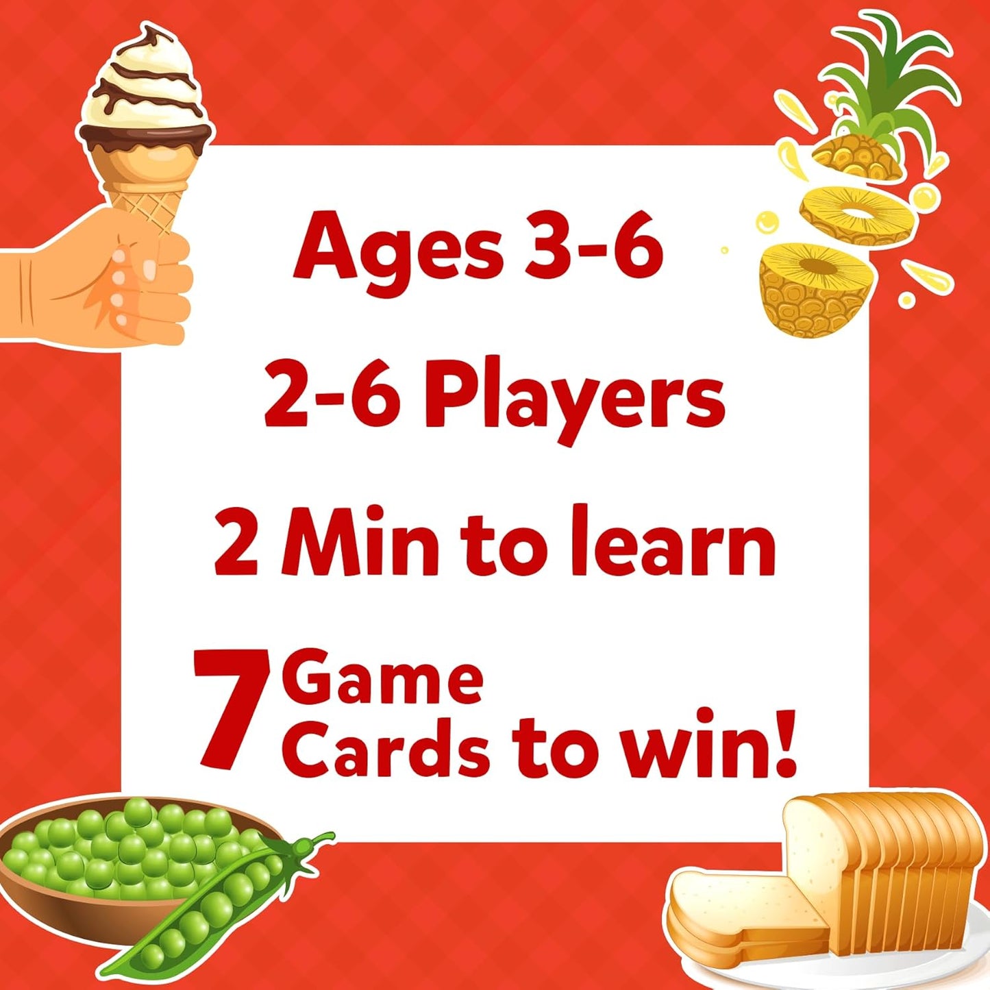 Skillmatics Guess in 10 Junior Food We Eat for Kids, Boys, Girls, and Families Who Love Card Games, Board Games and Educational Toys, Travel Friendly, Gifts for Ages 3, 4, 5, 6
