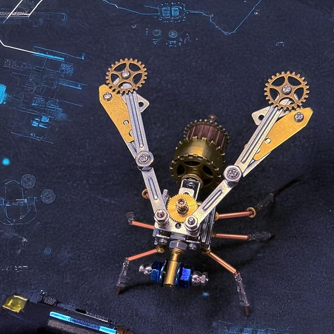 3D Metal Model Kits Insect Bug Mechanical Steampunk Science Kit Metal Building DIY Projects Arts and Crafts Hobby Kits Gift Ideas for Birthday & Christmas (Mechanical Insect)