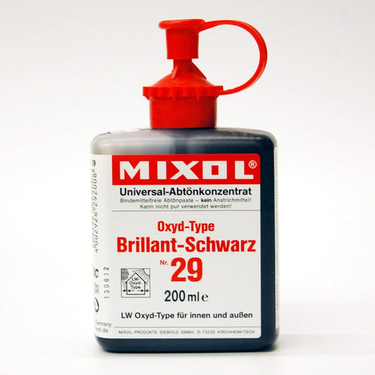 Mixol Universal Tints, Oxide Brilliant Black, #29, 200ml