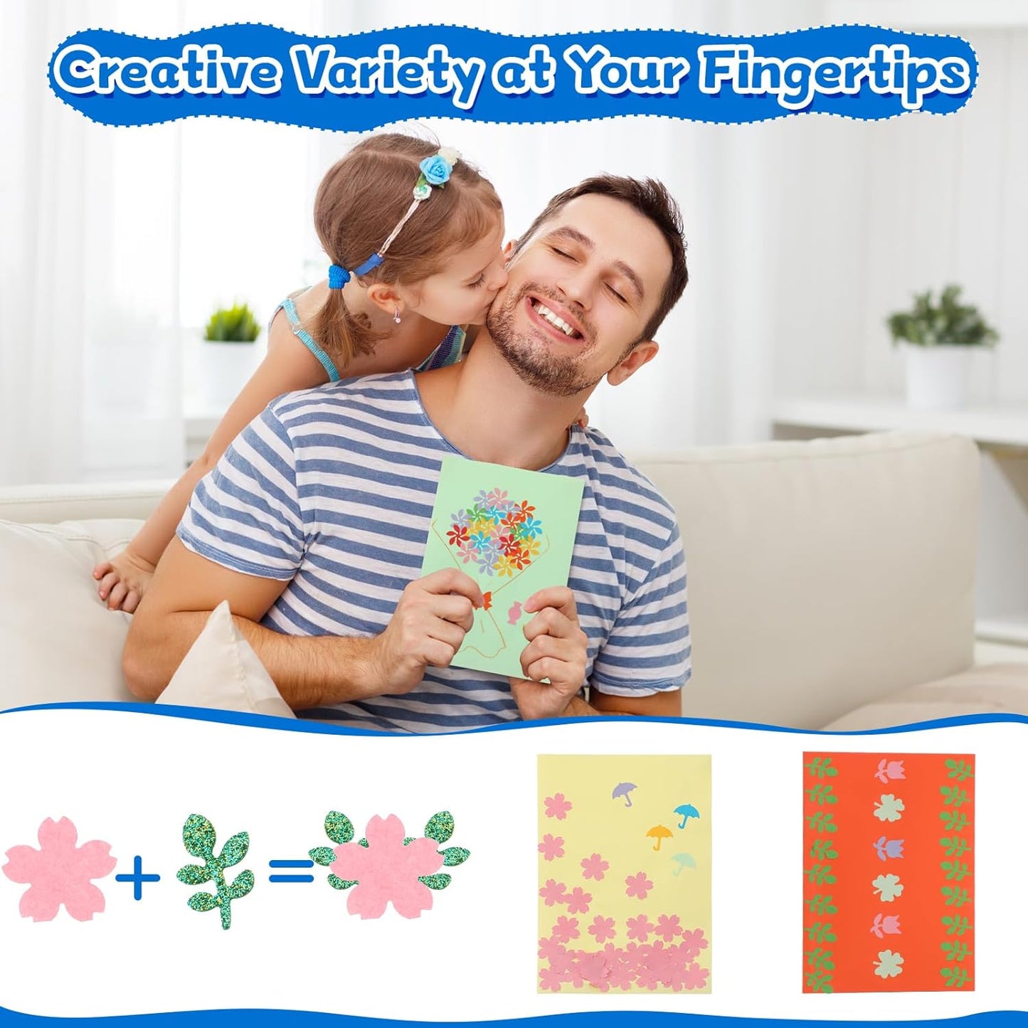 Harloon 10 Pcs Craft Hole Punch Shapes 1 Inch Paper Punch Hole Mix Shapes Cutters for Paper Crafting Scrapbooking Kids Teacher Office Supplies(Cute)