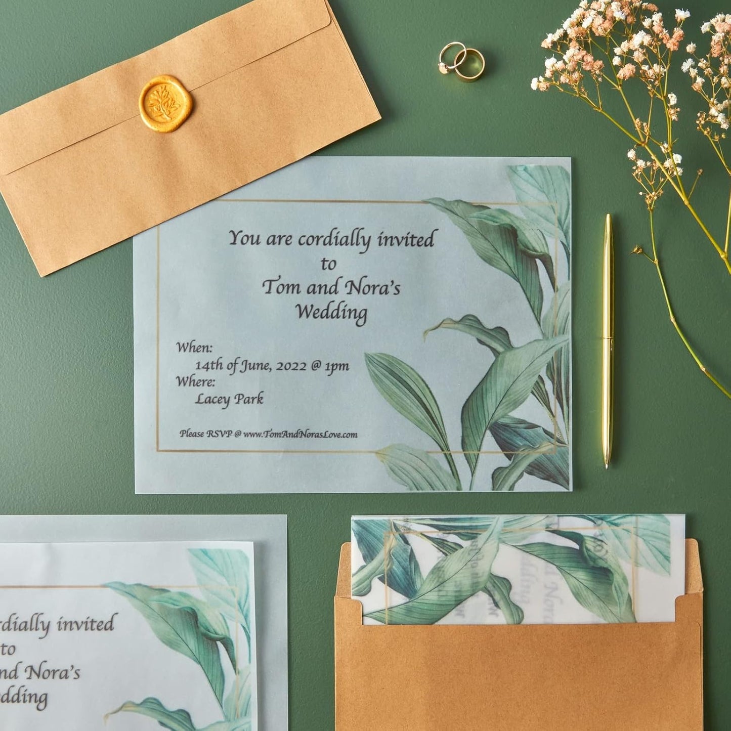 Paper Junkie Vellum Paper - 8.5 x 11 in, 100 Sheets White Translucent - Translucent & Transparent Printer Sheets for Inkjet & Laser - Printable Tracing Paper for Invitations, Sketching & Drawing