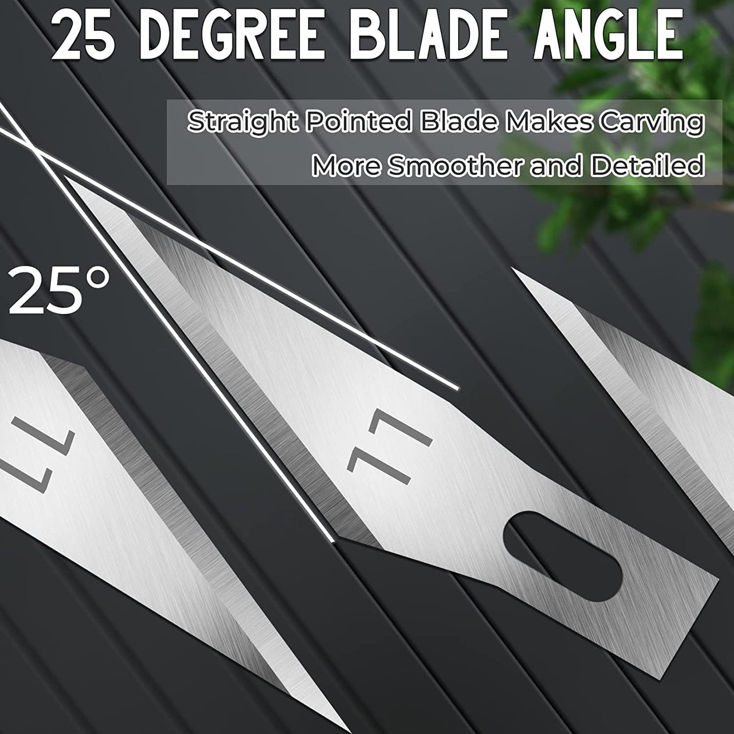 200 Pack Exacto Knife Blades 11, Craft Knife Blades Replacement, Exacto Blade 11, Hobby Knife Blade Refills for Art, Craft, Scrapbooking, Cutting, Carving