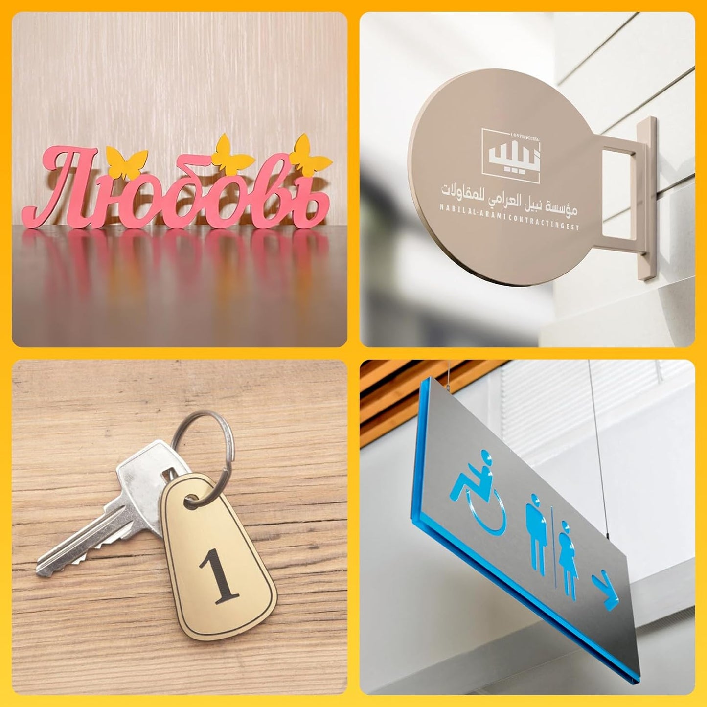 Laser Engraving Blank ABS Double Color Plastic Sheet, 11.8x6.49x0.05 inch Materials Double Color Plastic Sheet for Interior Signs, Badges, DIY Carving Pack of 12 (12 Color)