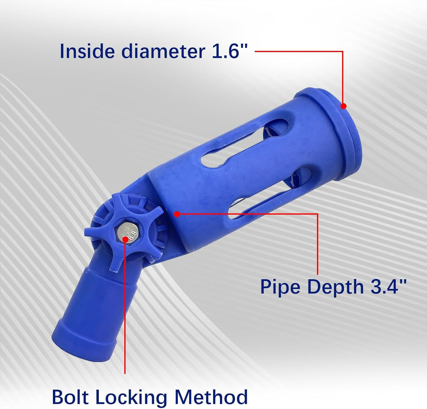 Multi-Angle Paint Brush Extender, 1 PCS Extension Pole Attachments for Paint Brushes and Rollers, with Rotating Head, Great for High Ceilings, Corners, Edges